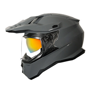 gsb头盔摩托车双镜片全盔男复古巡航机车头盔冬季保暖骑行mt头盔