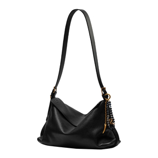 直见一撇酒盒包风骨植鞣头层牛皮hobo单肩斜挎通勤屋檐奶盒包女包