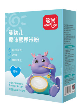 婴尚铁锌钙营养米粉婴幼儿辅食