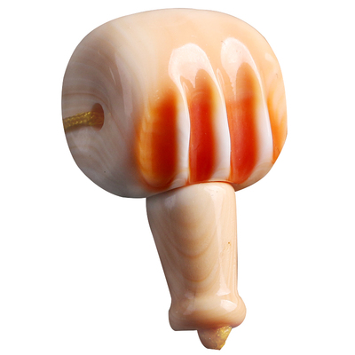 精选保真藏式万宝螺三通佛头