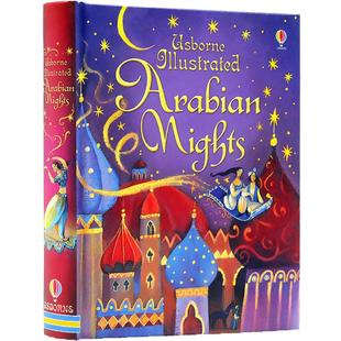 英文原版绘本Illustrated Arabian Nights 一千零一夜 Usborne出品 插图故事书精装儿童英语故事书