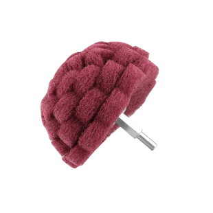 除锈打磨神器百洁布打磨头蘑菇形带柄尼龙纤维抛光轮除锈打磨头