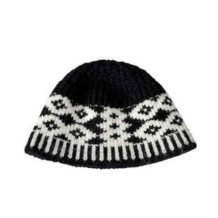 Jodhat网红针织帽男韩版冷帽百搭加厚保暖护耳大头围帽子毛线帽女