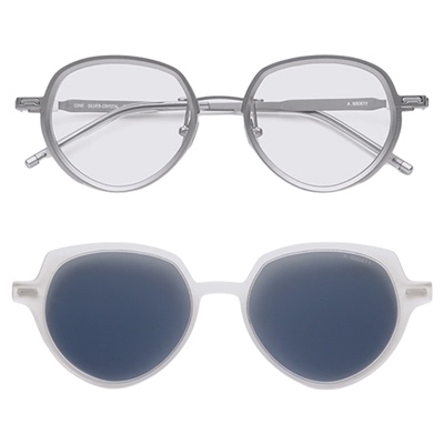 明星同款A.SOCIETY CLIPON磁吸防晒防蓝光偏光圆框太阳镜眼镜COVE