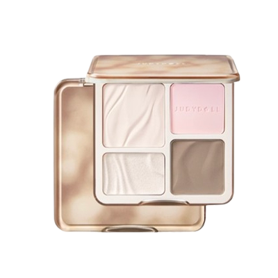 juduo橘朵高光修容综合一体盘双色哑光提亮立体阴影鼻影腮红粉饼