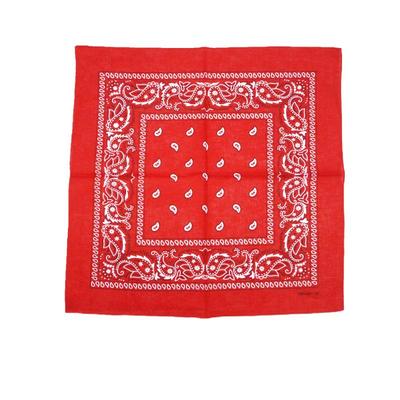 少女粉色丝巾方巾腰果花配饰头巾