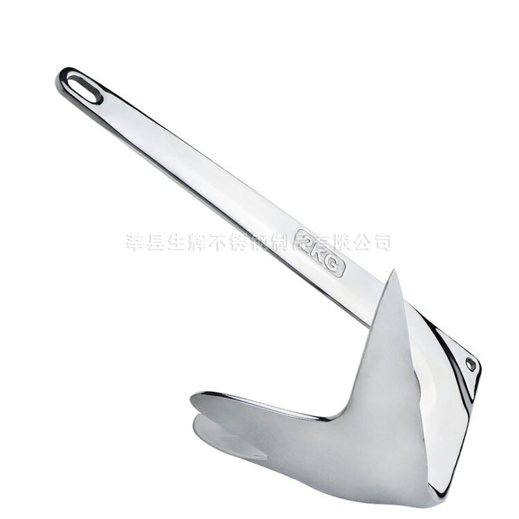 船用布鲁斯锚316不锈钢船爪船锚1-80KG锚大船船舶锚船用游艇锚