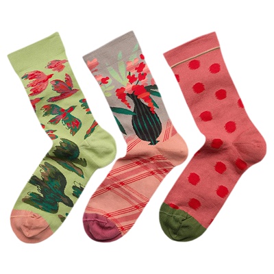 BonneMaison高端艺术袜之采摘系