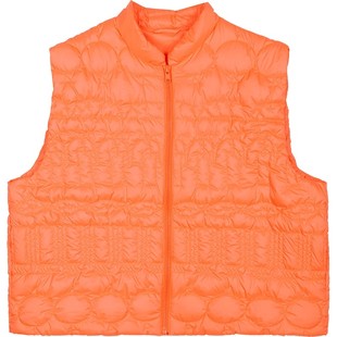 [毛怪新款]蓬马大童羽绒服马甲压花25春装男女儿童pomme de terre