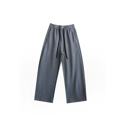 抽绳加绒加厚宽松慵懒休闲裤长裤女