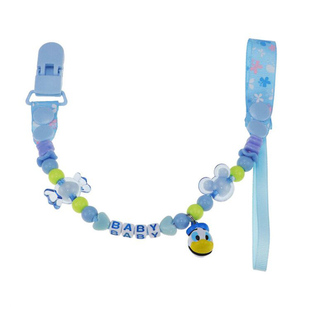 安抚奶嘴防掉链 香草奶嘴链 香蕉牙胶安抚奶嘴小孔防掉链防丢链带