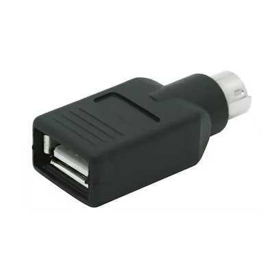 PS2公头转USB母头USB鼠标转圆口