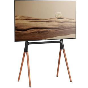 北弧落地电视机支架可移动实木底座艺术架子45-90英寸莫里森FS600