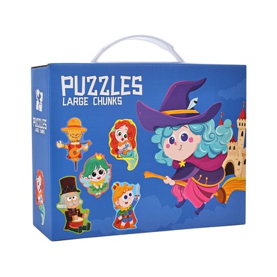 3~6岁儿童恐龙大块拼图玩具益智