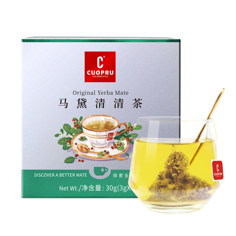 Cuopru库普马黛清清茶包阿根廷进口马黛茶叶饮料袋泡独立茶包盒装