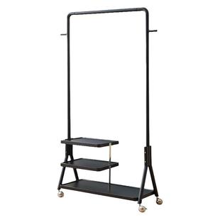 实木衣帽架落地式卧室多功能高端立式可移动一体内衣裤消毒收纳柜