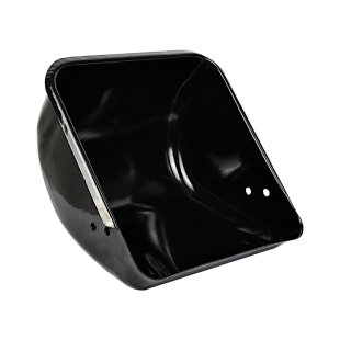 母猪食槽加厚钢板猪料槽不锈钢猪用产床定位栏采食槽塑料大猪食盆