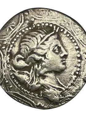 古希腊银币巨蟹座守护阿尔忒弥斯