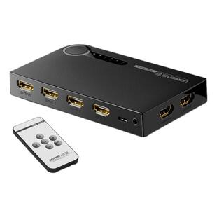 绿联 HDMI5进1出切换器5 五切一分配器高清4K视频遥控分屏器