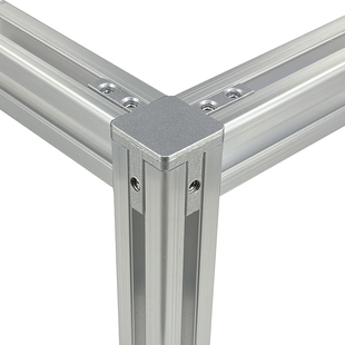 L型三维连接件 2020/3030/4040铸铝三维角件角度固定座 三维角件