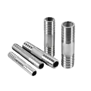 鑫尔曼铁镀锌双宝塔接头水管皮管软管加长快插一字直通配件4分6分