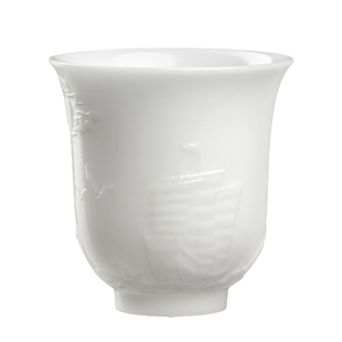 妙莲天香陈德根大师手工浮雕主人杯家用高档陶瓷茶具茶杯礼盒送礼