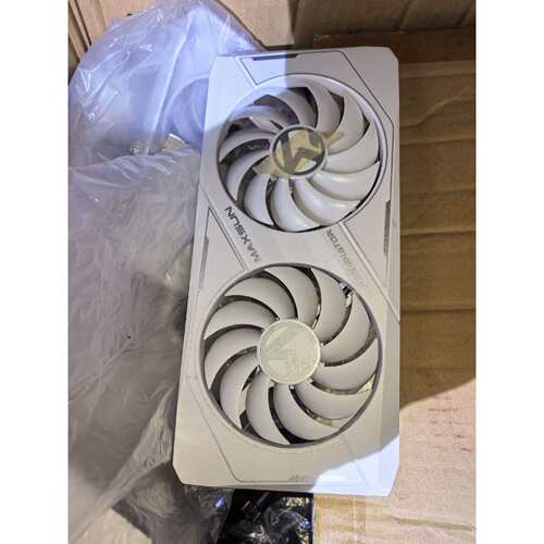 【议价-可维修】铭瑄MAXSUN RTX4060Ti终结者W白色显卡风扇，功