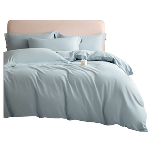 A类200支纯棉磨毛被套单件全棉单人纯色2024新款单双人被罩可定制