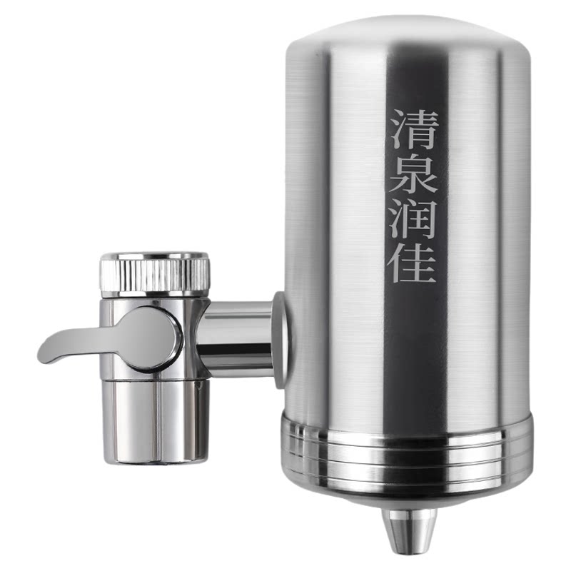 净水器家用直饮厨房自来水龙头过滤器304不锈钢净化器除水垢滤芯
