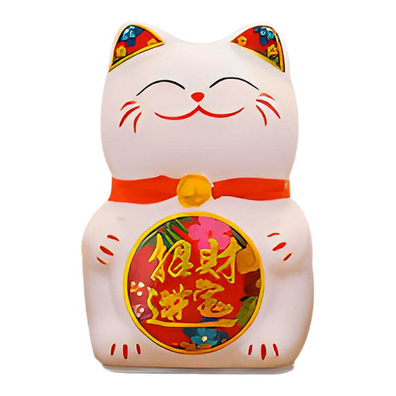 可爱创意招财猫摆件办公室桌面家招财猫