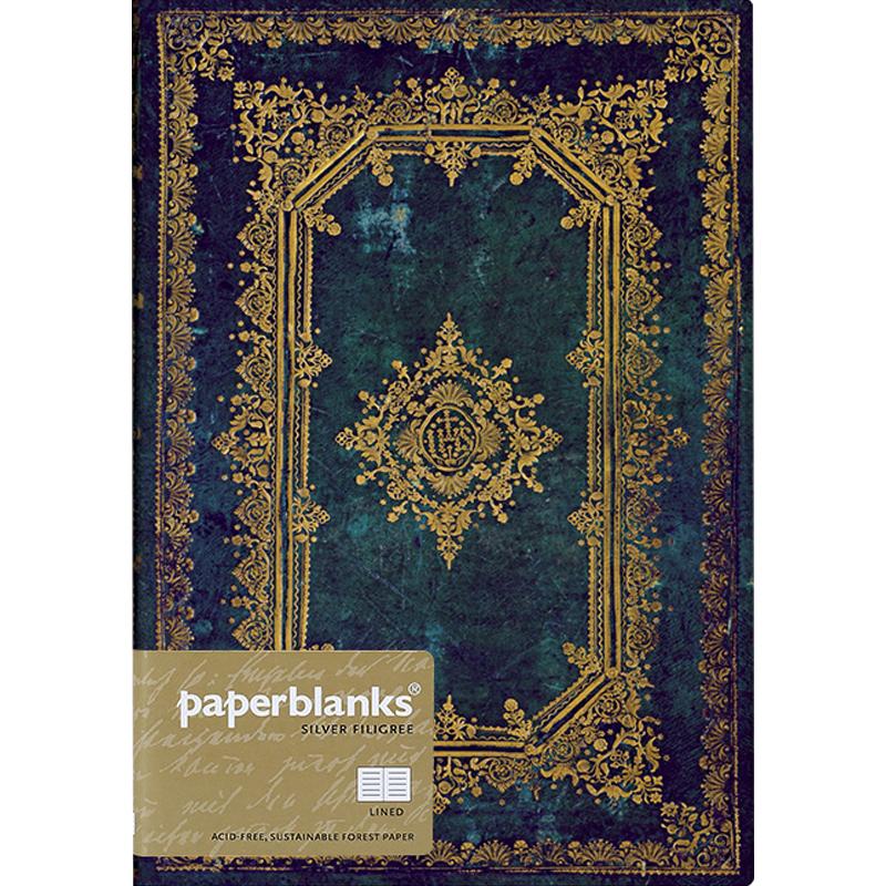 paperblanks佩兰克笔记本A4日记本子斯特拉新星画画绘画超大本文艺精致复古手帐本记事本子学生手账文具送礼