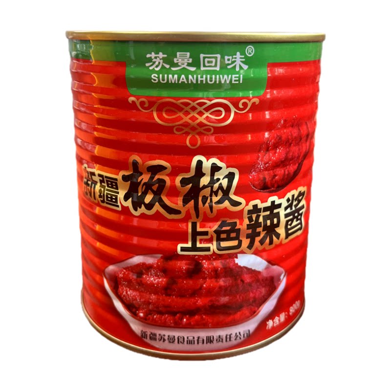 苏曼回味板椒酱800g上色不辣