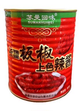 苏曼回味板椒酱800g上色不辣
