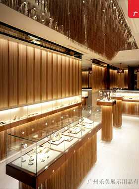 广州厂家定制珠宝柜整店输出展示柜精品柜高端热销欧式弧形首饰柜