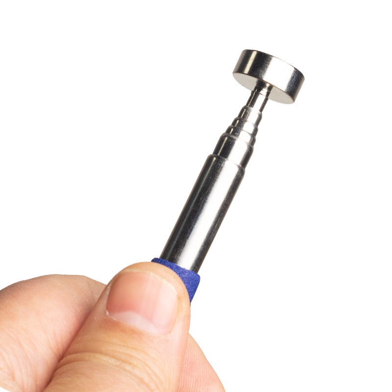 WD8磅捡拾器天线可伸缩吸铁棒8LBS不锈钢强磁拾捡器拾取器