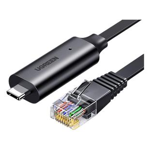 绿联type-c转console RJ45调试线usb-c笔记本电脑配置线rs232串口