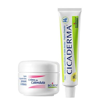 boiron金盏花面霜和止痒膏组合