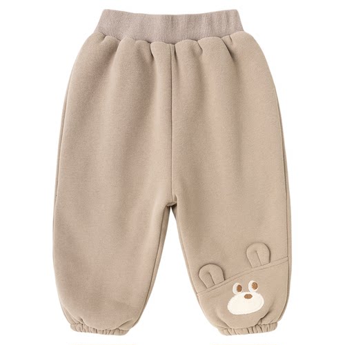 嘟嘟家宝宝裤子秋冬儿童长裤冬季加绒男童冬装女童童装休闲裤保暖