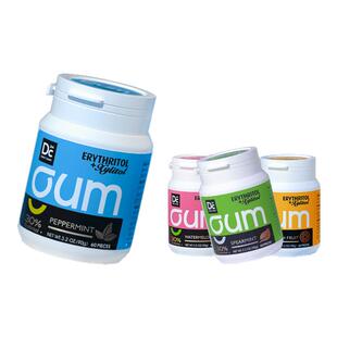 悦醒官方木糖醇赤藓糖醇口香糖瓶无糖阿斯巴甜咀嚼香口胶糖人健身