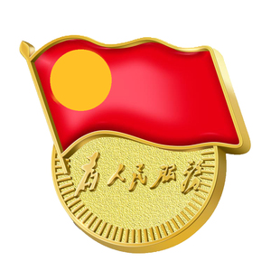 标准党徽胸针加厚2024新款高档党员徽章别针款党章胸章纯铜胸徽纪念章磁性磁吸吸铁石蝴蝶扣胸针标准徽章