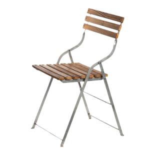 稻谷藏库DULTON 老榆木椅子 户外实木老料靠背椅子可折叠阳台庭院