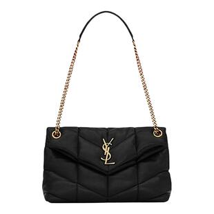 【自营】【直播间推荐】YSL/圣罗兰信封包金属链条包皮革单肩包