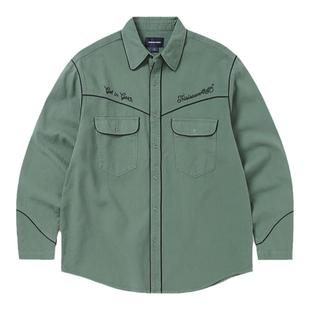 thisisneverthat®Western Shirt秋冬男款纯色长袖衬衫