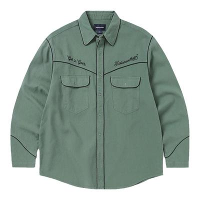 thisisneverthat®Western Shirt秋冬男款纯色长袖衬衫