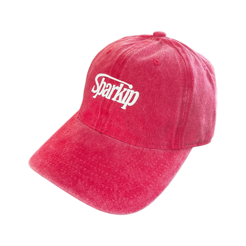 SPARKIP 美潮纯色棒球帽比伯同款男女百搭鸭舌帽显脸小刺绣韩帽子