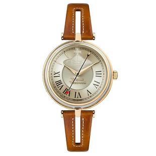 viviennewestwood薇薇安女表镂空表带西太后手表女款轻奢小众皮带