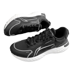 李宁跑步鞋女款2024冬季新款防护云休闲健步慢跑运动鞋子AGLU244