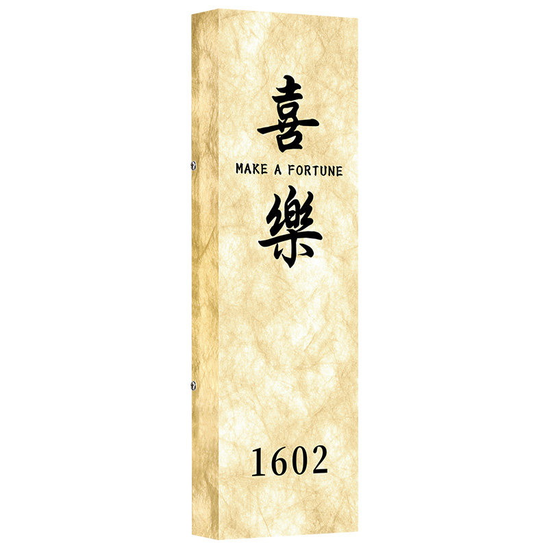 杜邦纸灯箱发光门牌定制