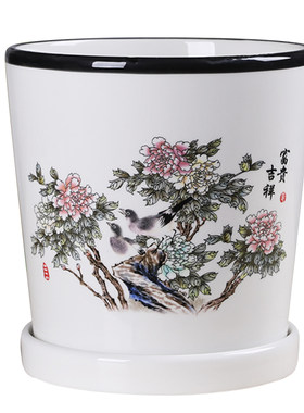 欧式简约花盆陶瓷清仓