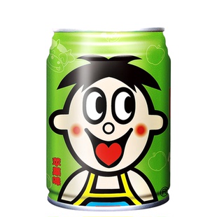 【3件8折】旺旺旺仔牛奶苹果味绿罐大罐245ml乳品儿童散装饮品